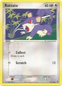 pokemon ex firered leafgreen rattata 77 112