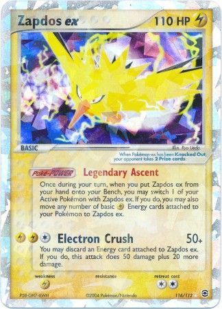 Zapdos ex 116-112