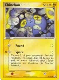 pokemon ex hidden legends chinchou 56 101