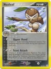 pokemon ex hidden legends nuzleaf 45 101