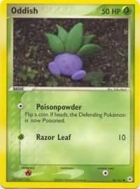 pokemon ex hidden legends oddish 68 101