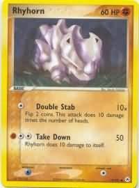 pokemon ex hidden legends rhyhorn 70 101