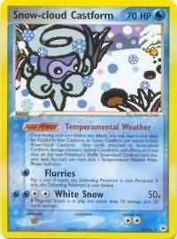 pokemon ex hidden legends snow cloud castform 25 101