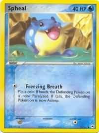 pokemon ex hidden legends spheal 74 101