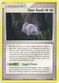 pokemon ex holon phantoms claw fossil 91 110