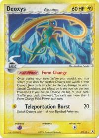 pokemon ex holon phantoms deoxys speed 6 110