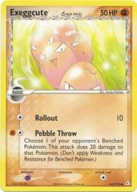 pokemon ex holon phantoms exeggcute 65 110