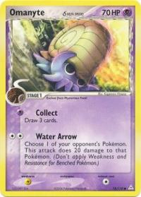 pokemon ex holon phantoms omanyte 74 110