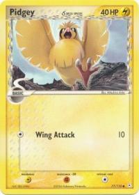 pokemon ex holon phantoms pidgey 77 110