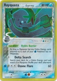 pokemon ex holon phantoms rayquaza 16 110