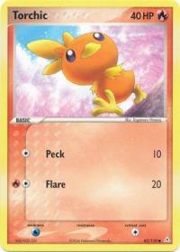 pokemon ex holon phantoms torchic 83 110