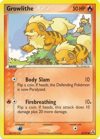 Growlithe 55-92