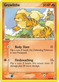 pokemon ex legend maker growlithe 55 92