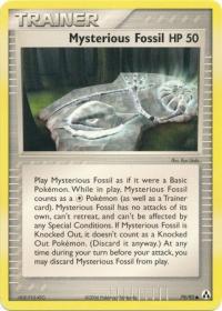 pokemon ex legend maker mysterious fossil 79 92