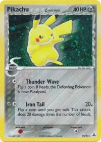 pokemon ex legend maker pikachu 93 92