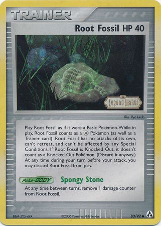 Root Fossil 80-92 (RH)