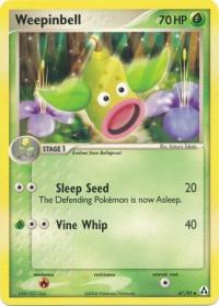 pokemon ex legend maker weepinbell 47 92