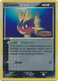 pokemon ex power keepers carvanha 47 108 rh