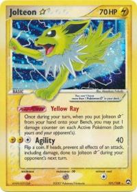 pokemon ex power keepers jolteon gold star 101 108