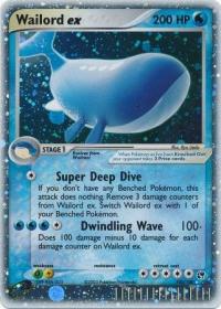 pokemon ex sandstorm wailord ex 100 100