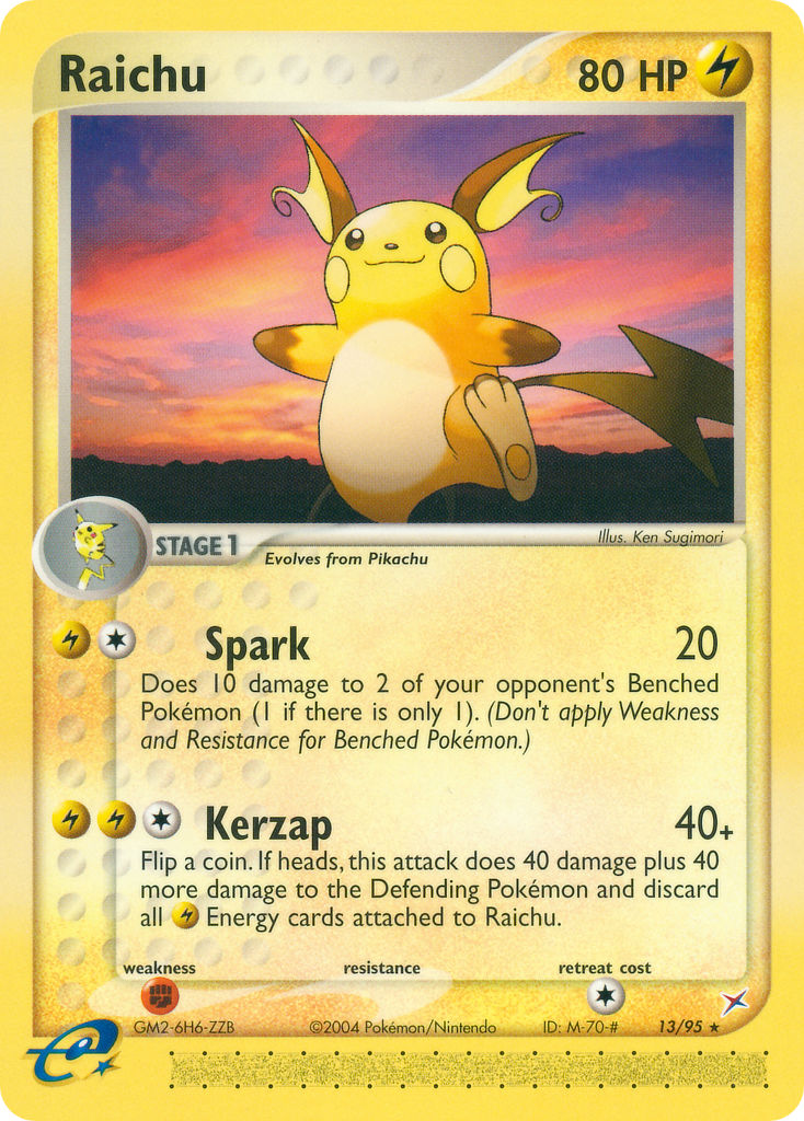 Raichu - 13/95 (RH)