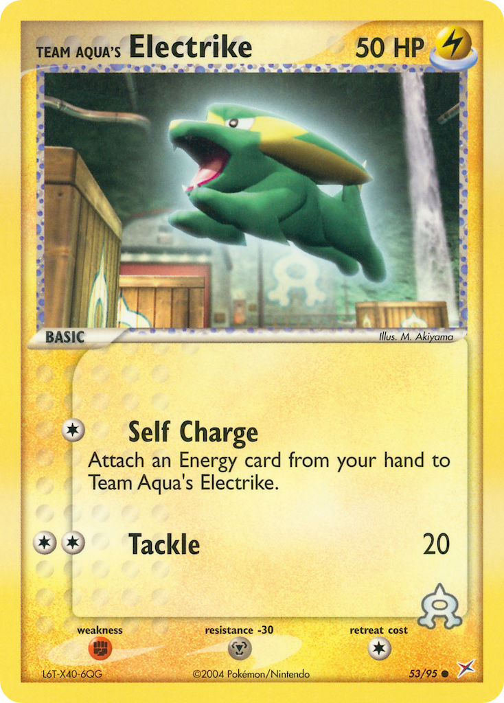 Team Aqua's Electrike - 53/95 (RH)
