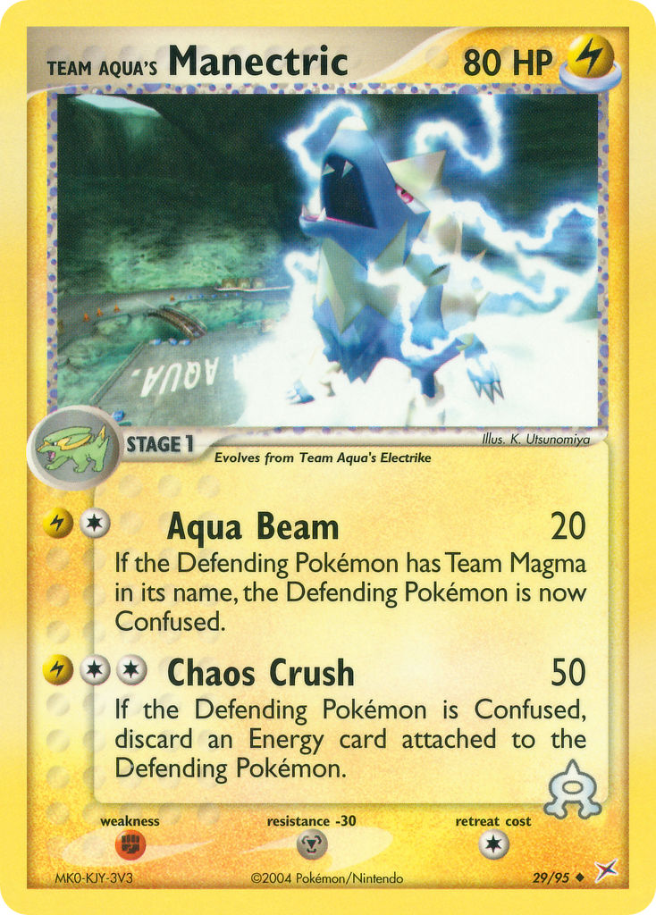 Team Aqua's Manectric - 29-95