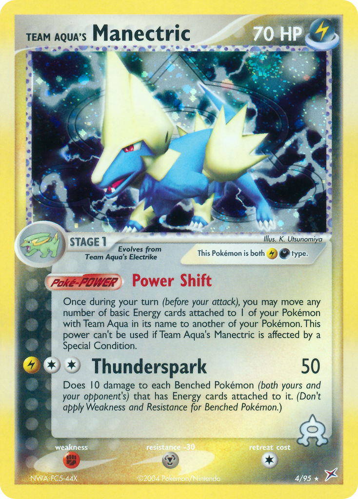 Team Aqua's Manectric - 4-95