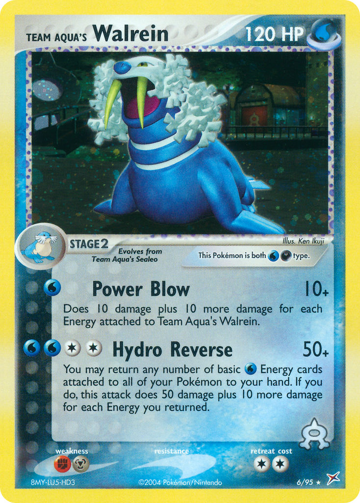 Team Aqua's Walrein - 6-95