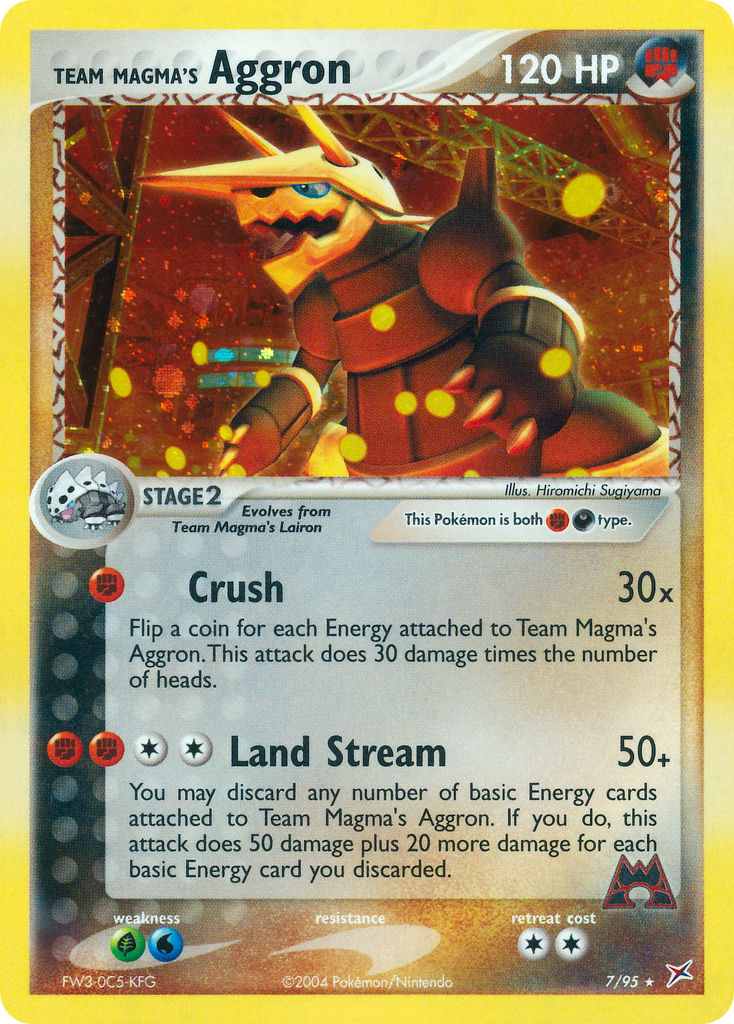 Team Magma's Aggron - 7/95