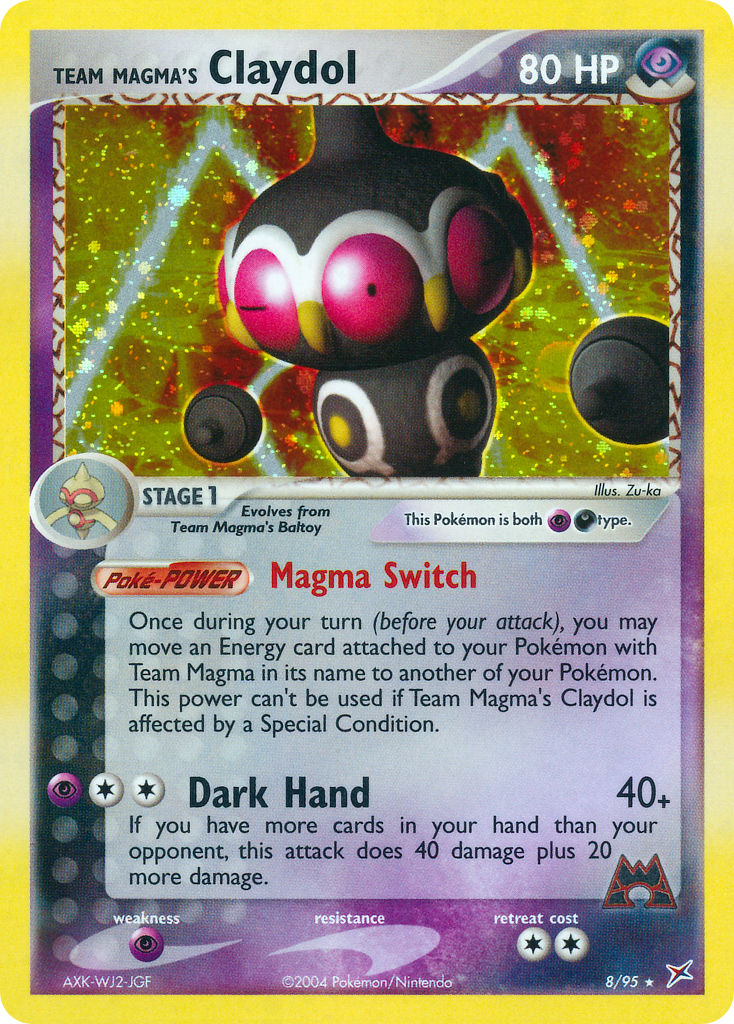 Team Magma's Claydol - 8-95