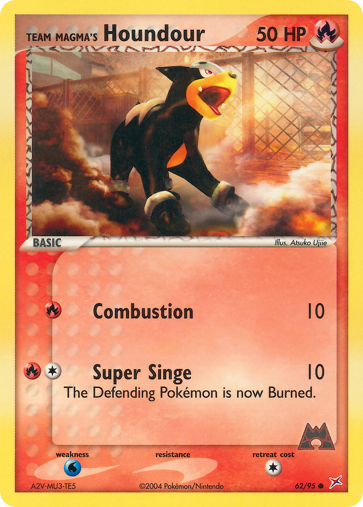 Team Magma's Houndour - 62-95