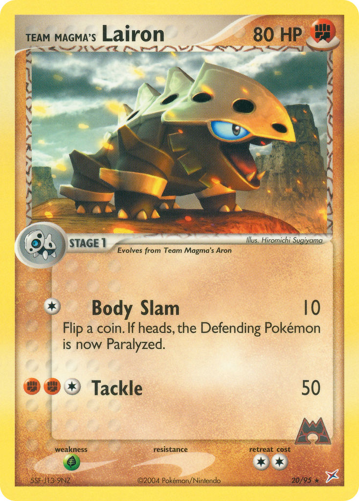 Team Magma's Lairon - 20/95 (RH)