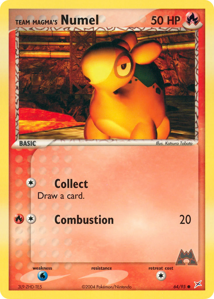 Team Magma's Numel - 64/95 (RH)