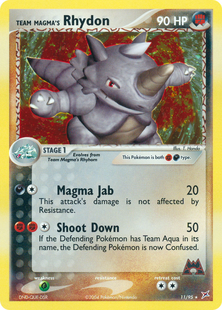 Team Magma's Rhydon - 11-95