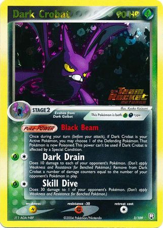 Dark Crobat 3-109 (RH)