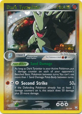 Dark Tyranitar 20-109 (RH)