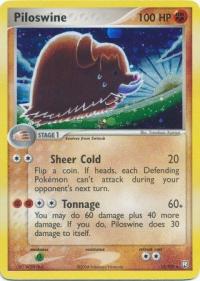 pokemon ex team rocket returns piloswine 13 109