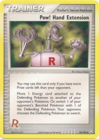 pokemon ex team rocket returns pow hand extension 85 109