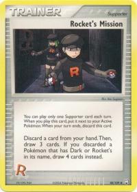 pokemon ex team rocket returns rocket s mission 88 109