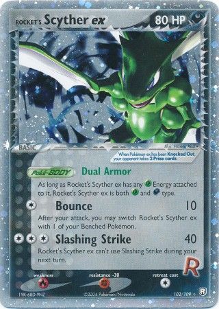 Rocket's Scyther ex 102-109