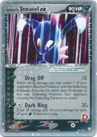 pokemon ex team rocket returns rocket s sneasel ex 103 109