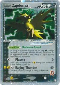 pokemon ex team rocket returns rocket s zapdos ex 106 109