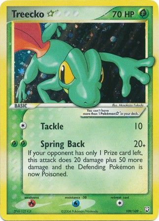 Treecko Gold Star 109-109