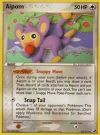 pokemon ex unseen forces aipom 34 115