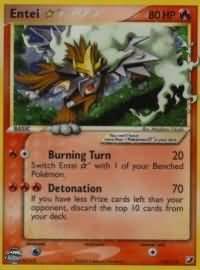 pokemon ex unseen forces entei gold star 113 115