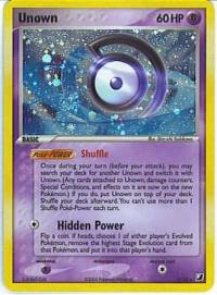 pokemon ex unseen forces unown d