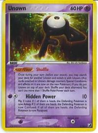 pokemon ex unseen forces unown f