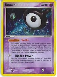 pokemon ex unseen forces unown j