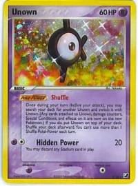 pokemon ex unseen forces unown k